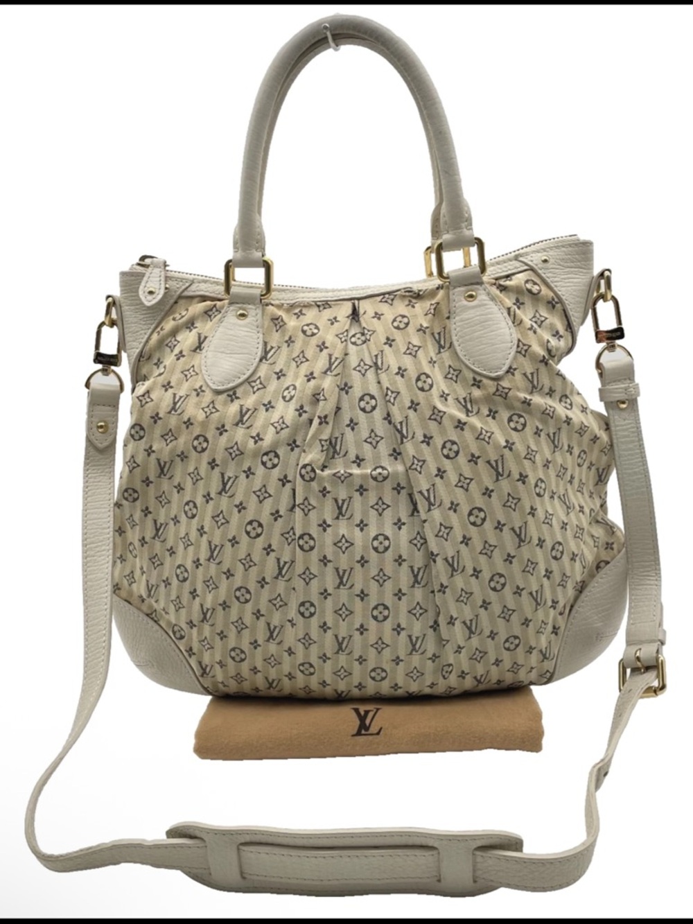 Louis Vuitton Monogram Idylle Croisette Marina PM Bianco 2way